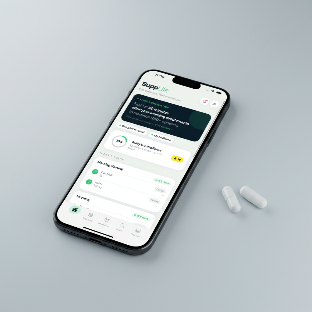 SuppLife daily compliance dashboard