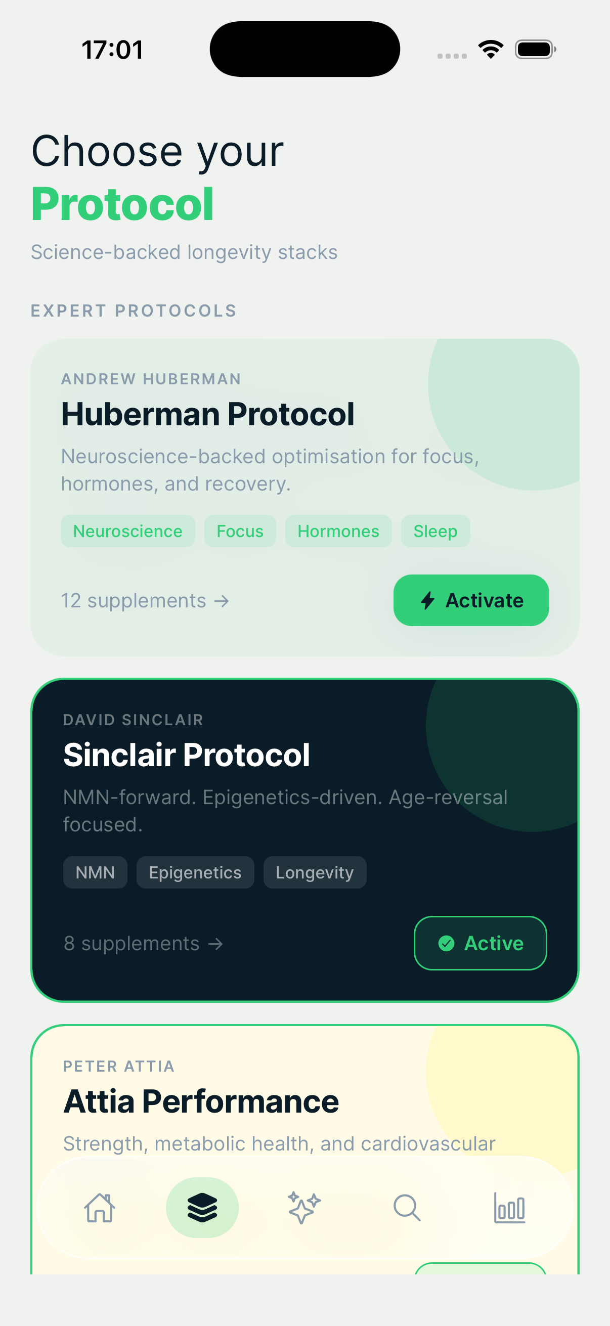 SuppLife expert protocol library